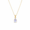 Collar de piedra lunar – oro