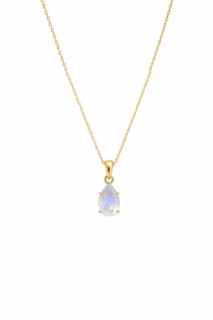 Moonstone necklace – gold
