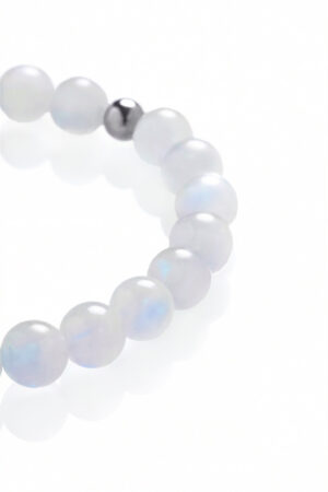 Rainbow moonstone bracelet – detail