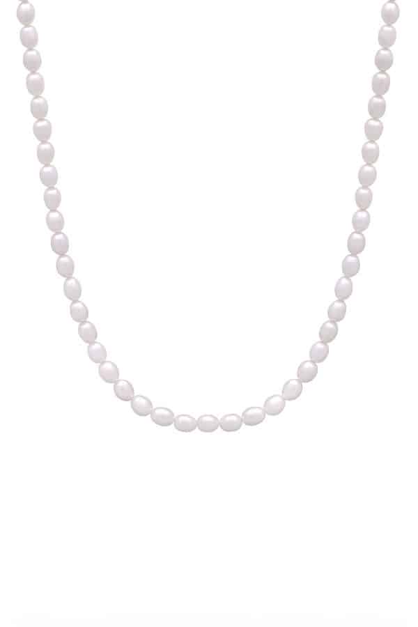 Pearl necklace - natural 5-6mm