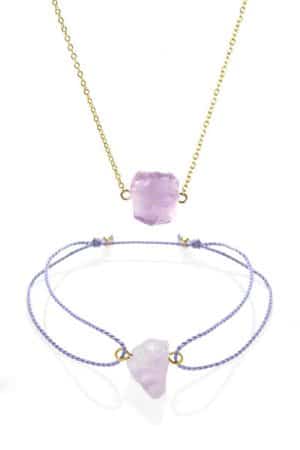Amethyst Damen-Schmuckset