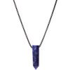 Sodalite point necklace for men