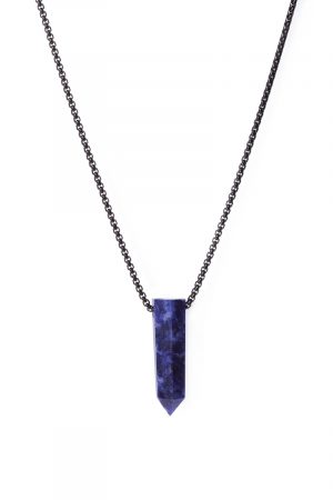 Sodalite Pendant Necklace FREE Chain and FREE Shipping