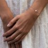 Heart rose quartz bracelet