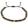 Tigerauge Rondelle Armband